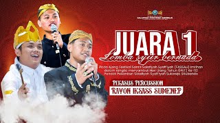 SS. Kapass (IKSASS Sumenep) Juara 1 Lomba Syi'ir Bernada FASSAH Imtihan 1447 H. || S3tv