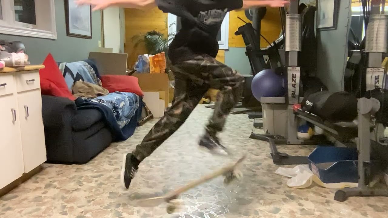 Big bump on my leg because of new trick bigspin