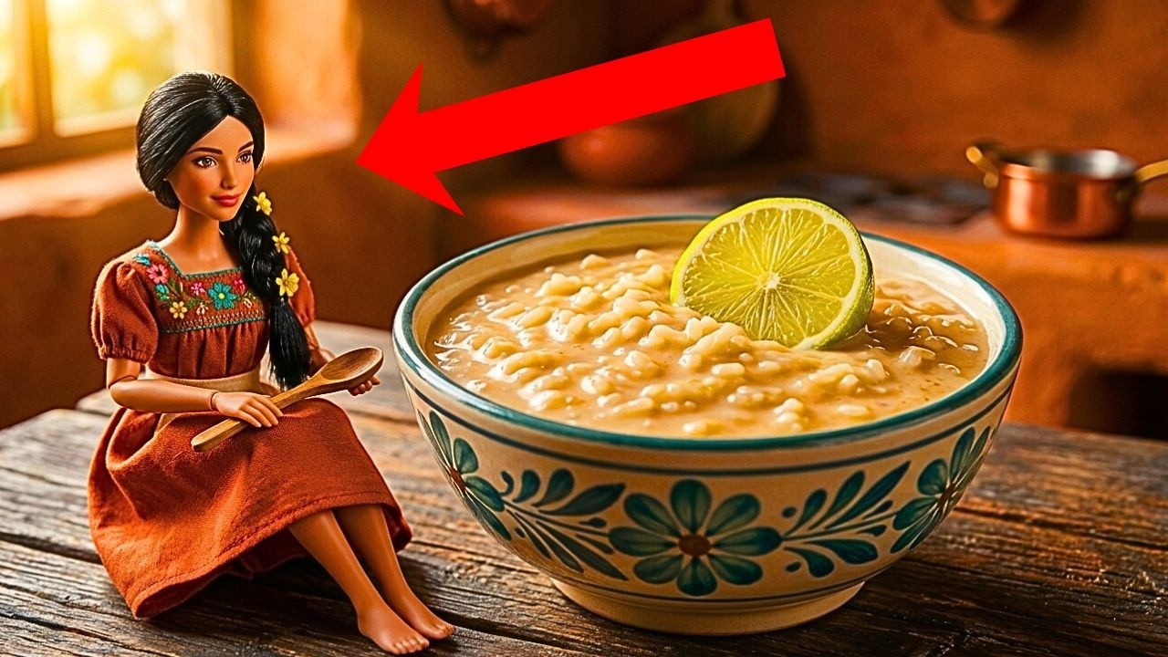 Arroz con Leche Mexicano Postre Cremoso con Muñeca Miniatura ASMR | Historia de Cocina de Pueblo