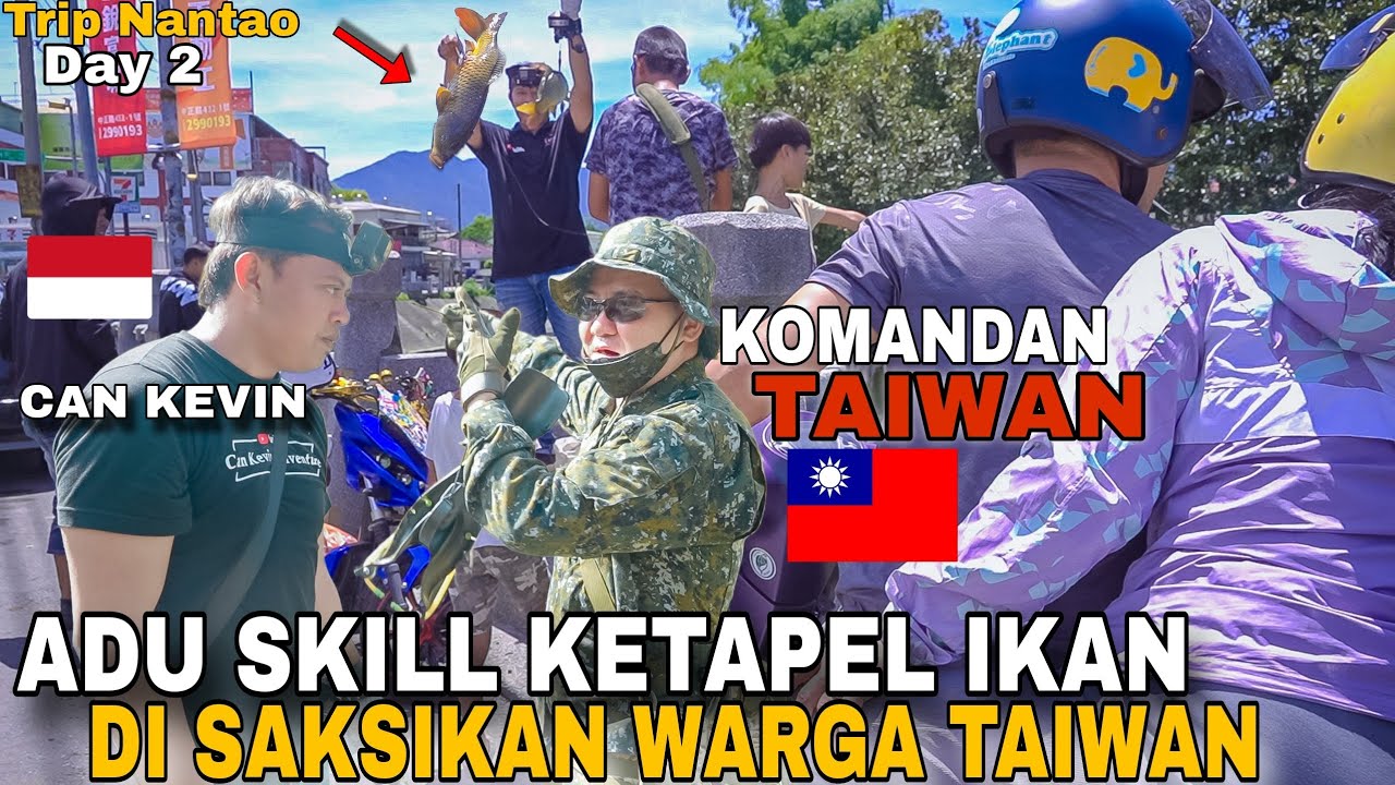 Kolaborasi Ketapel Bersama Komandan Taiwan Jadi Tontonan Warga Taiwan