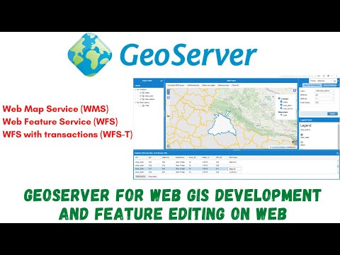 Geoserver for WebGIS development (WMS, WFS, WFS-T Service), Feature editing  on web.