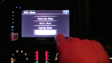 Custom background on Pioneer HU