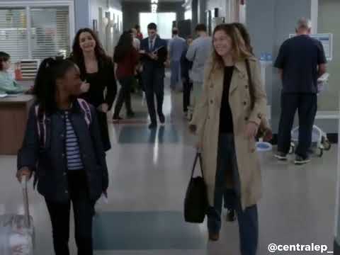 Meredith Grey Arriving At The Hospital With Her Children