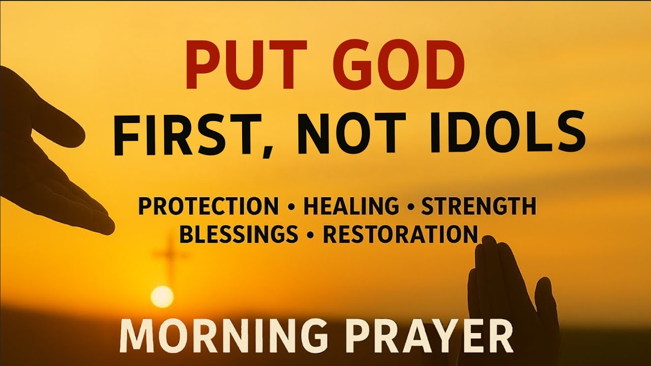 Разрушьте идолов в своей жизни, прежде чем они вас уничтожат | Утренняя молитва