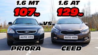 PRIORA 2 vs KIA CEED vs MAZDA 3. Гонка!!! Иномарки "Давай до свидания"???