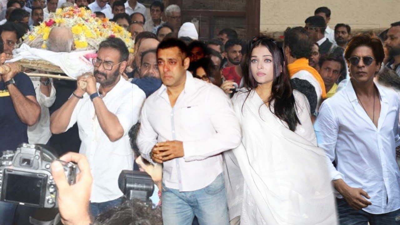 Aishwarya Rai, Salman Khan, Anil Kapoor and Others Attend Veeru Ji Prayer Meet | Ajay Devgan Father attendre en anglais