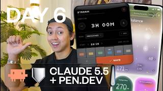 Day 6: Vibe Coding an App and Design System - Claude 5.5 + Pen.dev
