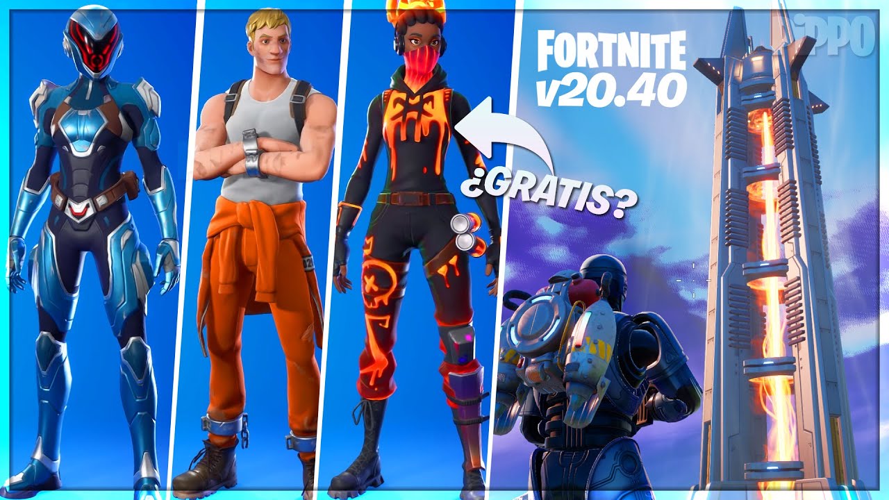 NUEVAS SKINS, PARADIGMA, JONESY PRISIONERO - ¿PACK GRATIS? + NOTAS DEL PARCHE v20.40 FORTNITE