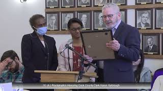 Proclamation Honoring Cook County Clerk Karen Yarbrough 04-18-24