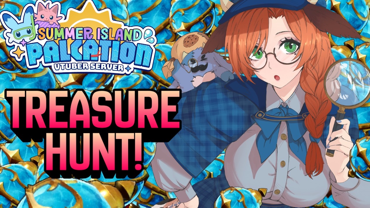 【 Palworld 】Treasure hunt time! I have no sense of direction tho!【 SUMMER ISLAND VTUBER SERVER 】
