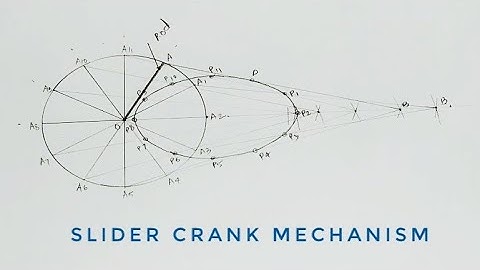 How to Draw Slider Crank Mechanism | Slider Crank Mechanism kaise draw krte hain#engineeringdrawing