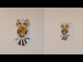 Buho decorativo. Adorno de pared - Decorative owl. Wall ornament