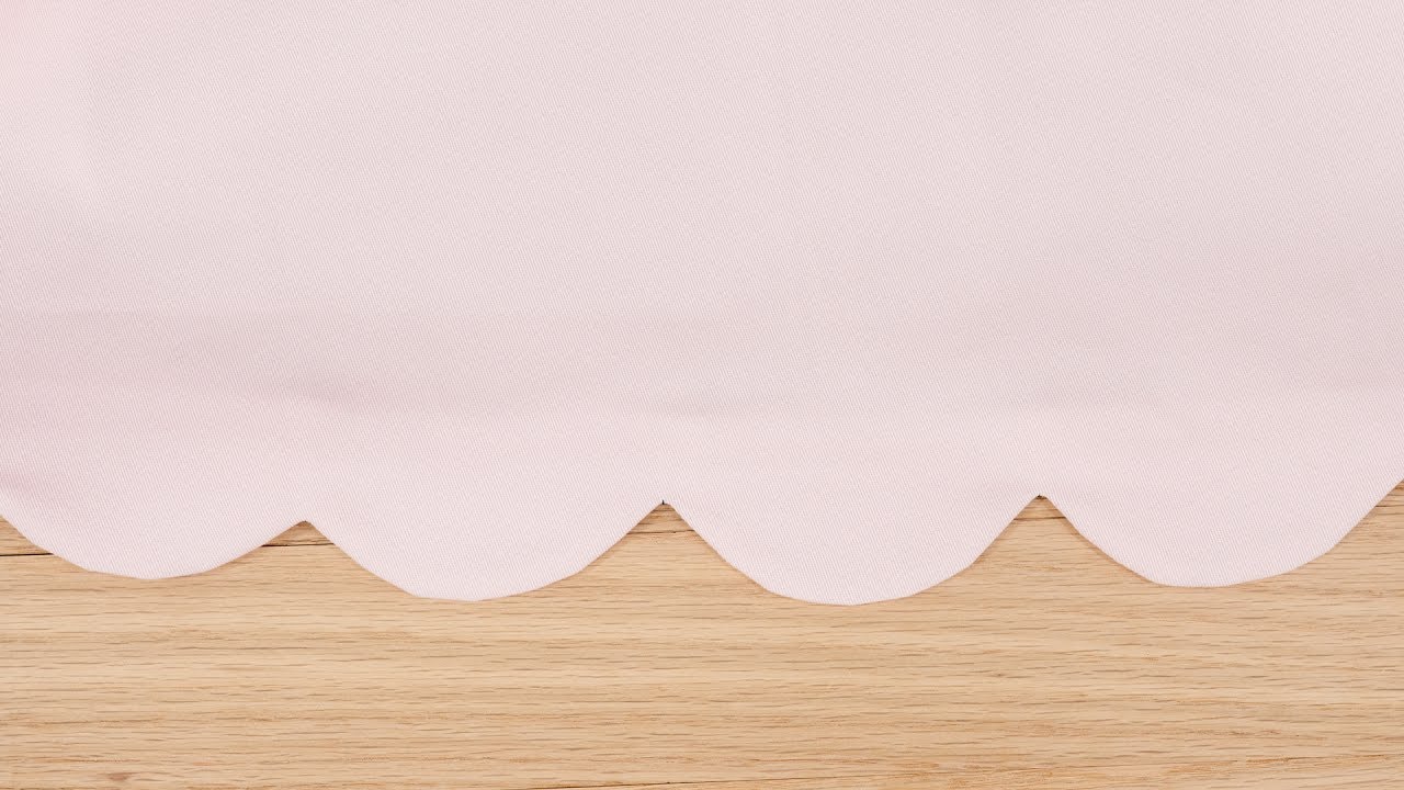 How to Sew a Scalloped Hem 