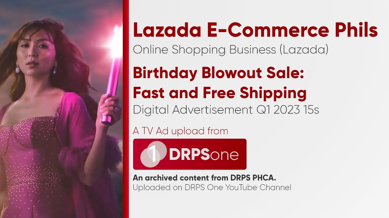 Lazada Birthday Blowout Sale: FFS Digital Ad Q1 2023 15s with Kathryn Bernardo (Philippines)