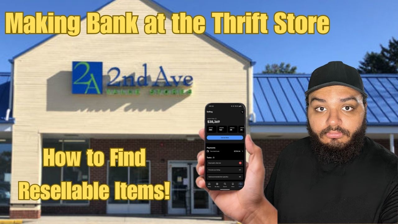 Making Money Reselling From Thrift Stores on eBay!