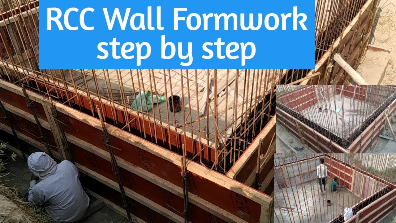 RCC Wall Formwork Step By Step YouTube RCC Wall Formwork Step By Step YouTube