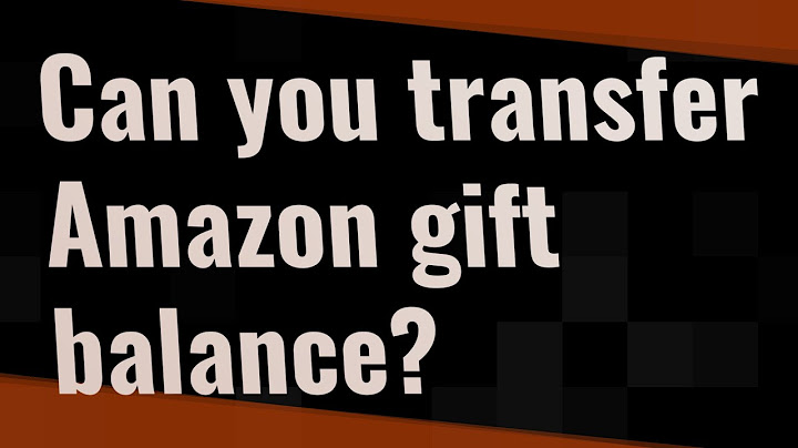 Transfer Amazon balance to another account