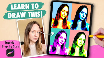 Turn Your Photo into a Pop Art Portrait in Procreate - step by step tutorial