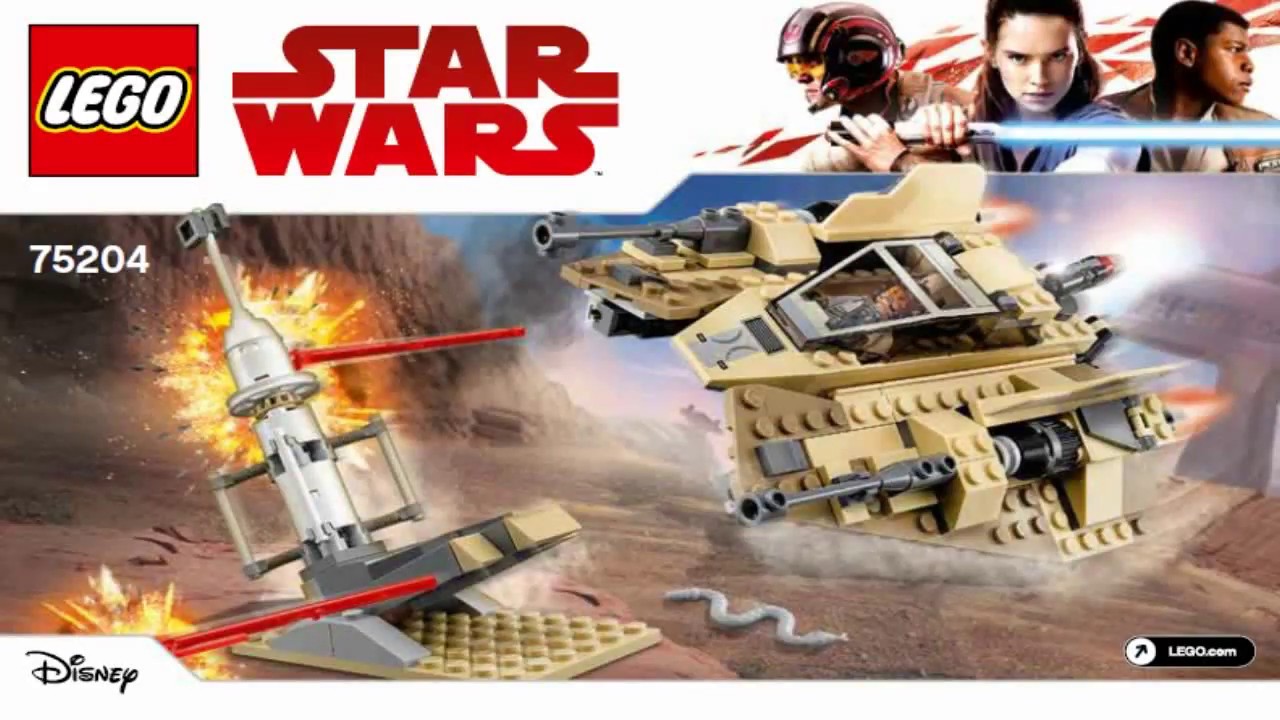 Лего Звездные войны Песчаный спидер LEGO Star Wars SANDSPEEDER 75204