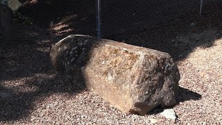 The Strange hexagonal column shaped rocks in Valley Springs How did they get there