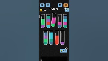 Water color sort level 67 | walkthrough solution #shorts#youtube#game .. SUBSCRIBE for more