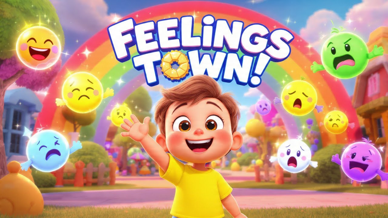 👶 Baby Nori Learns Emotions in Feelings Town | Fun Learning Story for Kids