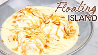 Île Flottante Recipe: Floating Island with Crème Anglaise, Caramel Sauce & Meringue | How To Cuisine