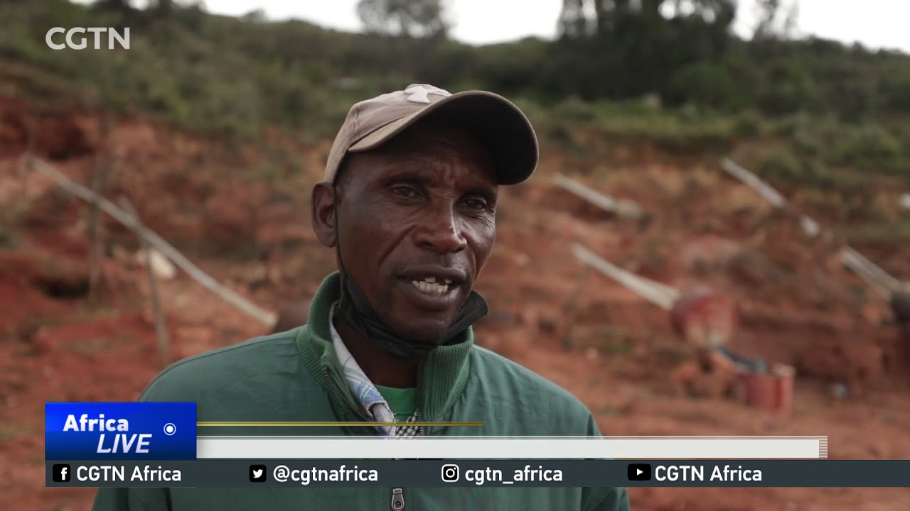 Residents in Kenya's Eburru Village trap steam in search of clean water