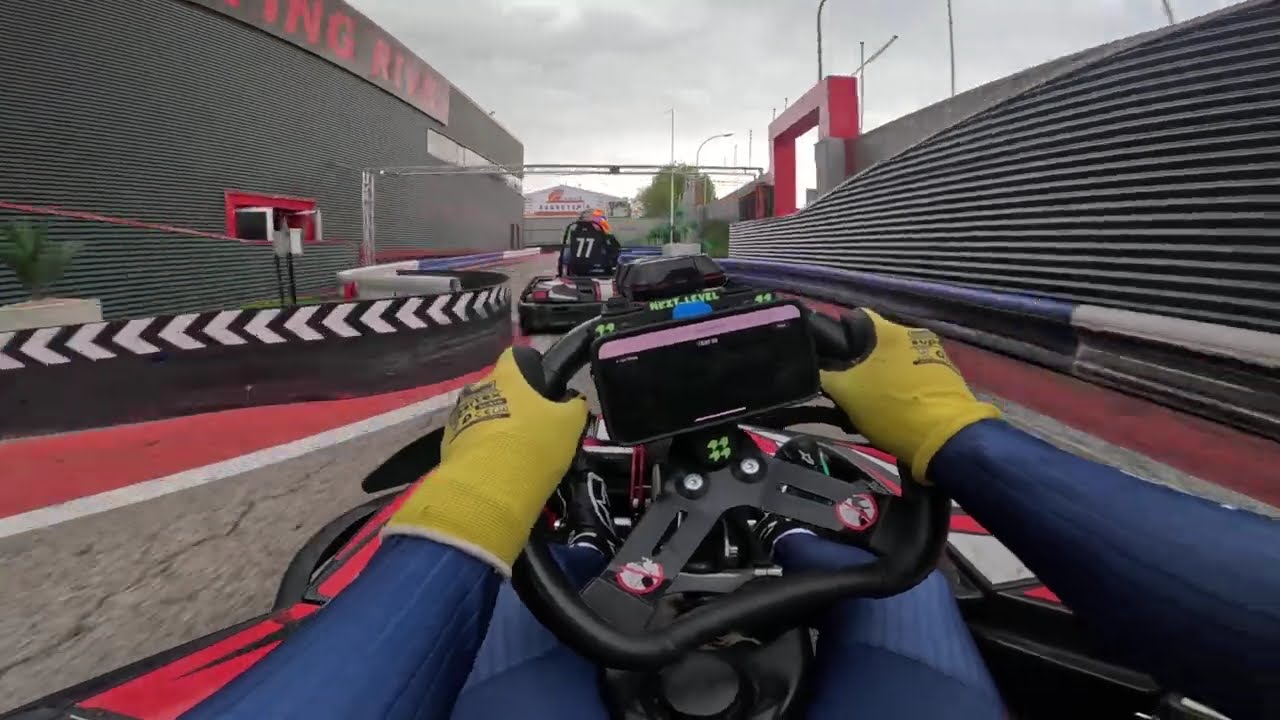 KWC Spain | Karting Rivas (Reverse) | Rain in the middle of session