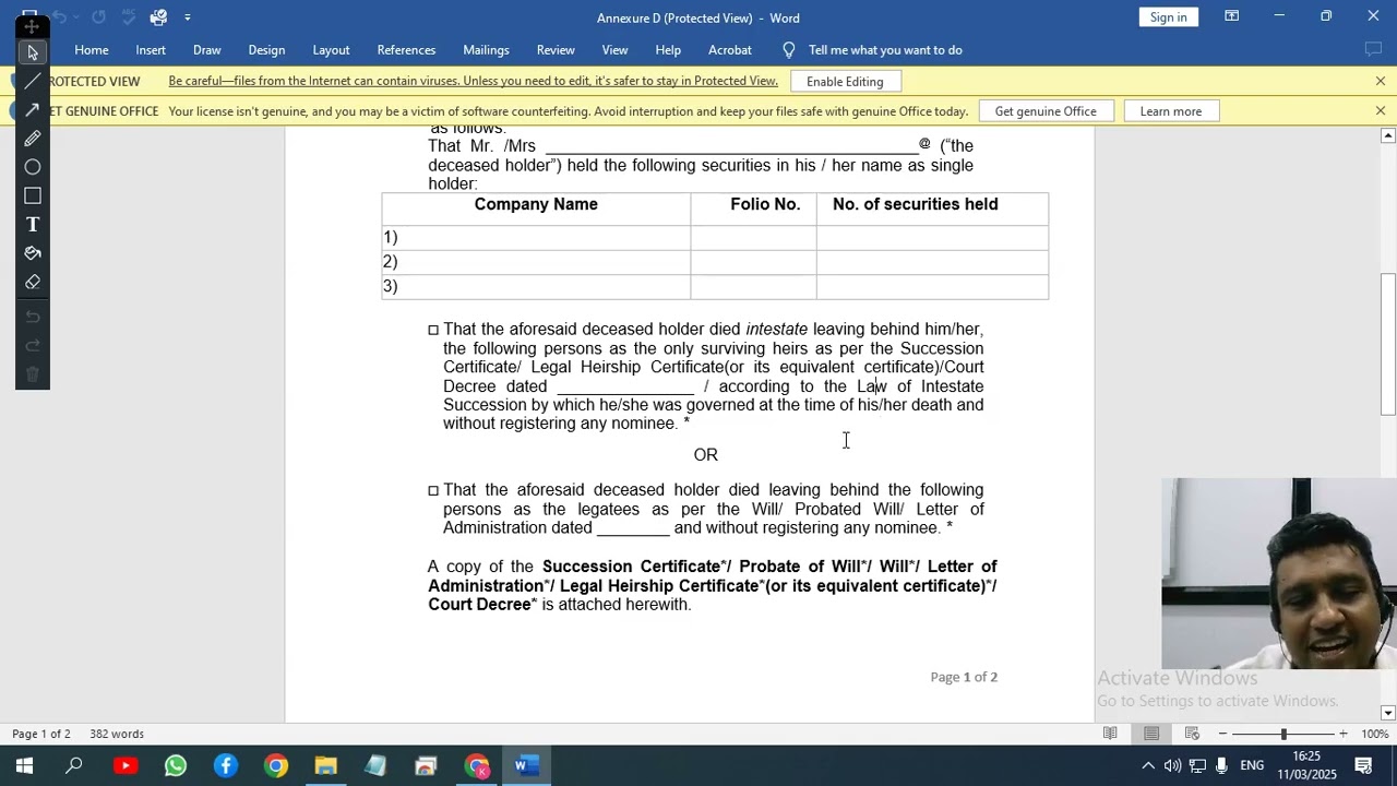 process physical to demat lost duplicate transmission drf isr 1 5 forms etc