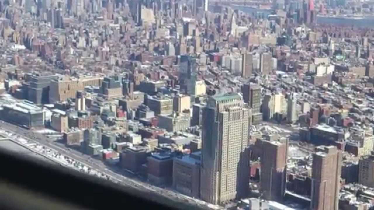 Helicopter tour of lower Manhattan