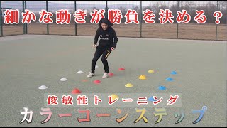 【俊敏性UP】カラーコーンステップ  − FRAKIDS トレーニング −