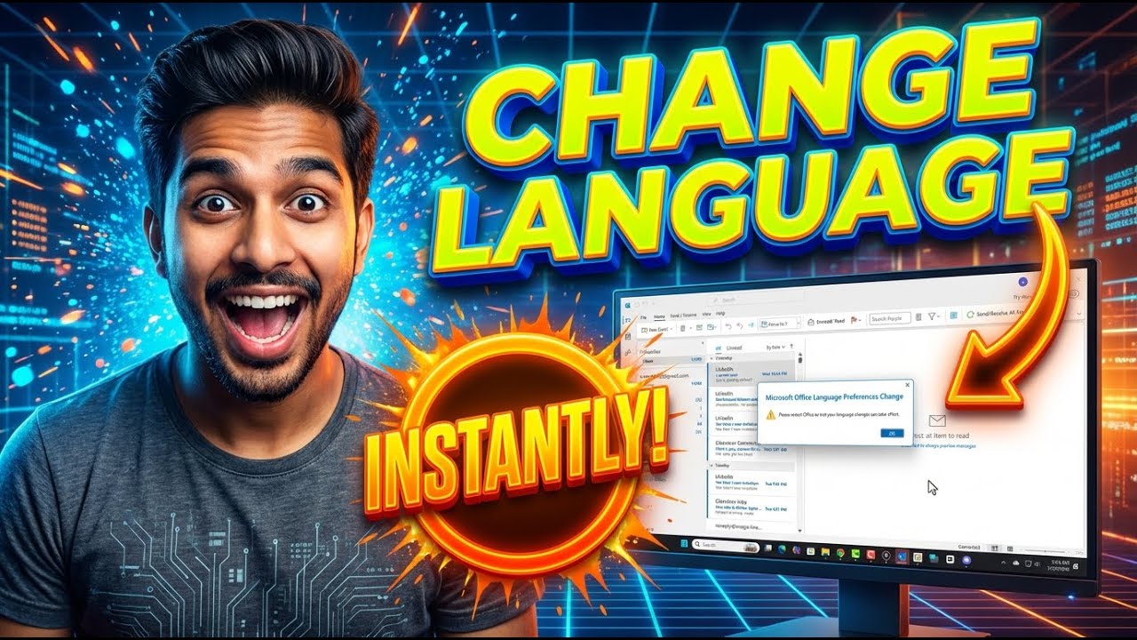 How to Change Language in Outlook | Step-by-Step Tutorial - YouTube