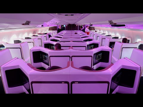 Virgin Atlantic A350 (new) Upper Class from London to New York: a fabulous flight experience!