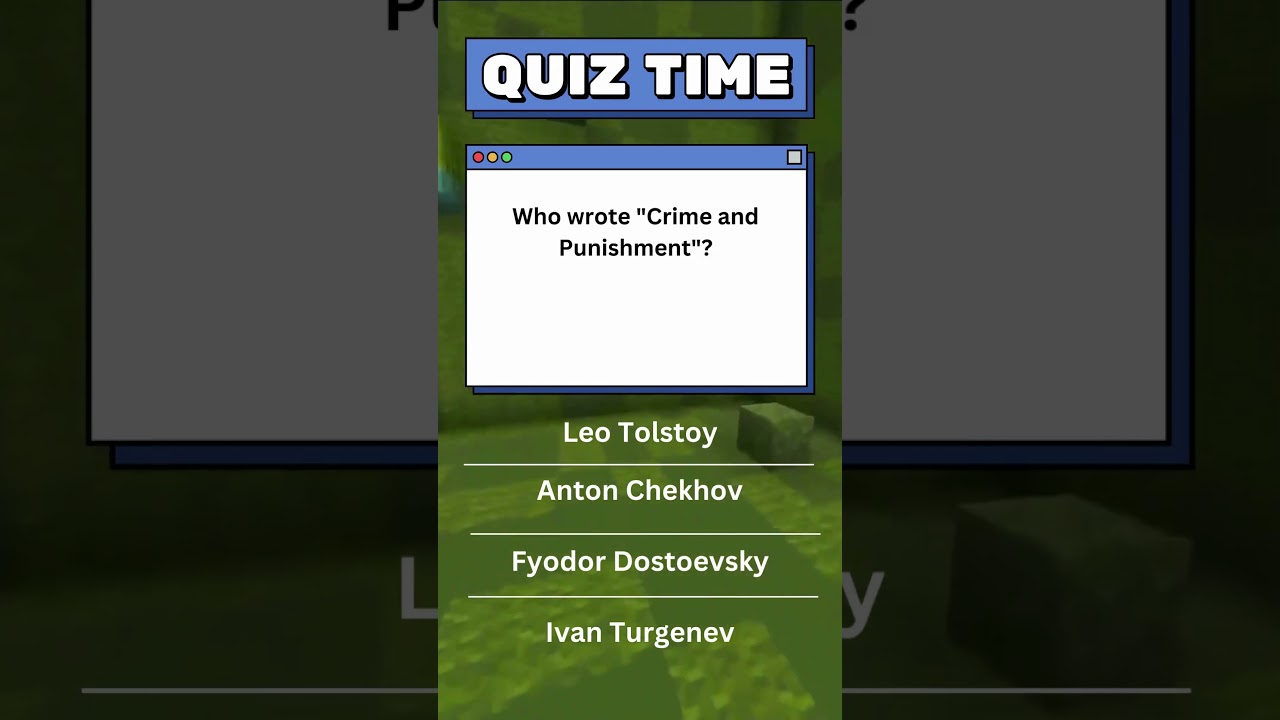 Dive into Russian Literature 