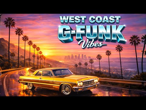 🌴 West Coast G-Funk Vibes 🌅 Golden Hour Lowrider Cruise | Snoop
