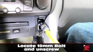 Athlete Statistics LEXUS LS430 2004 2005 2006 GROM iPod Android USB Bluetooth kit install, car stereo removal guide