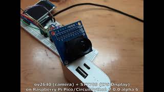 ov2640 on Raspberry Pi Pico/CircuitPython 7.0.0 alpha 6