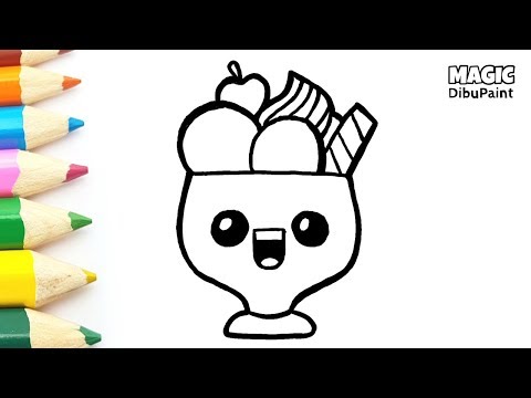 Dibujos Kawaii Helado De Vainilla Kawaii Dibujar Paso A Paso