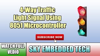|| 2019 || 4- Way Traffic light control using 8051 microcontroller