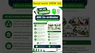 msw #opportunity #education #motivation #job #vacancy #viral