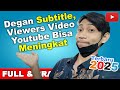 UNTUK PEMULA.. CARA MENAMBAH SUBTITLE Youtube Otomatis Tanpa Ngetik Manual