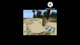 Minecraft Tutorial : How to make quicksand! #shorts Guide