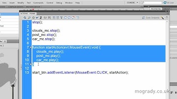 Flash CS5, MovieClip Control with ActionScript Tutorial