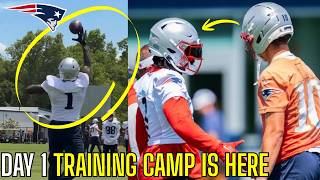 The New England Patriots DAY 1 Of Training Camp IS MASSIVE...