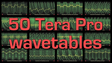 Wavetables for Tera Pro iOS music synthesizer app; 50 quality free wavetables from Roikat