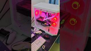 Clarity level: 100% ⚡ No more plastic, just pure RGB! 🌈 #PCModding #Setup #ASMR