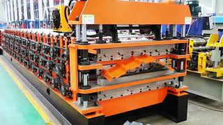 3-Layer Roof Tile Roll Forming Machine | Full Automatic Production Line