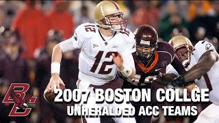 2007 Boston College Football Team | Unheralded ACC Teams