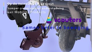 Op de VeineDAGEN gescout, Yomper. Cruise control ondersteuning van Mobility Products